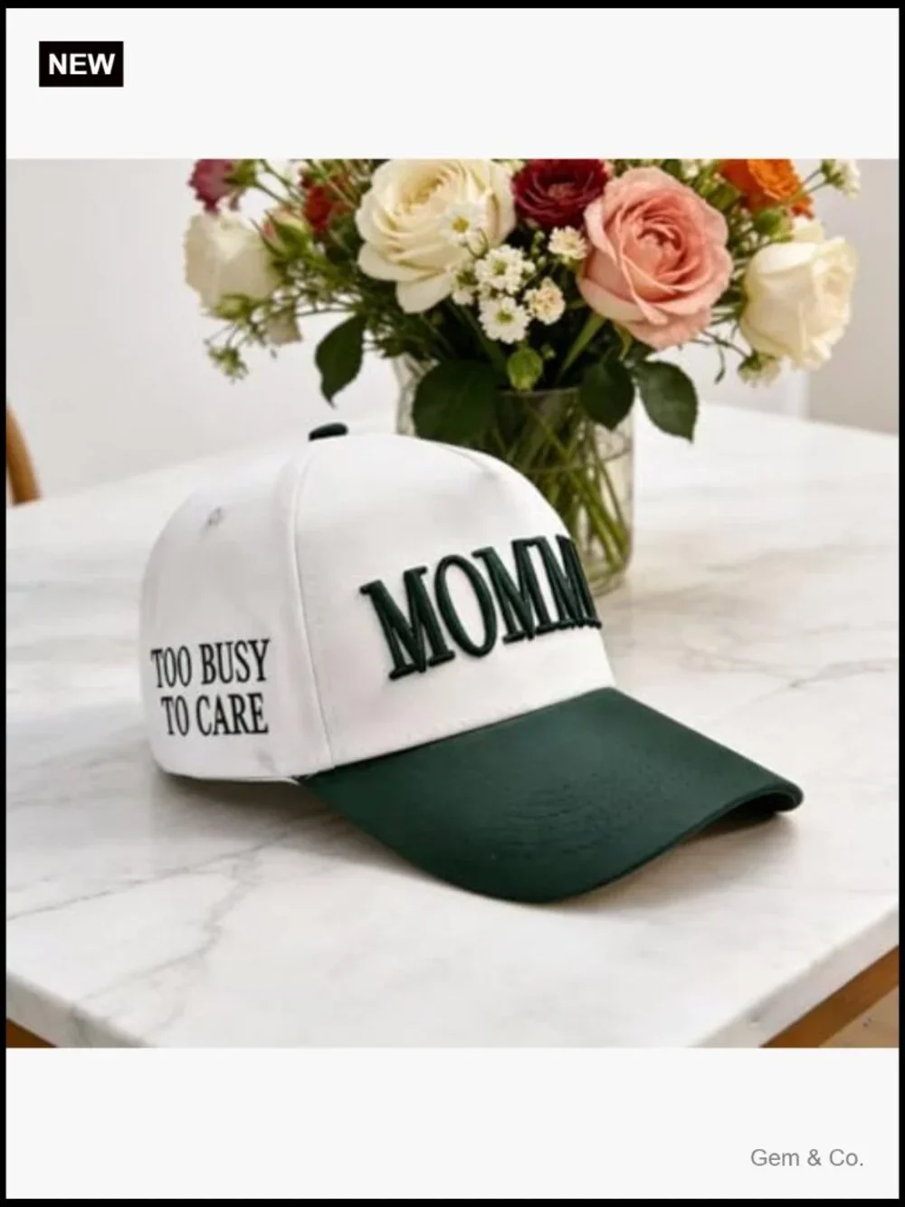 Vintage Mom Trucker Hat Embroidered Cap Unisex Adjustable Baseball Cap Cotton